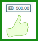 Fritidskortet tummen upp